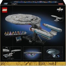 Prime Star Trek: U.s.s. Enterprise NCC-1701-D 10356 – Yetişkinler Için Ayrılabilir Komuta Dairesi, 2 Mini Mekik Kapsülü ve Açılı Sergileme Standı Içer