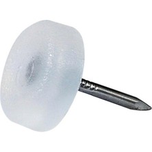 Prime Çivili Masa Zemin Koruyucu Plastik Şeffaf Beyaz 25'li Çap 16 mm