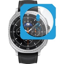 Samsung Galaxy Watch 8 Classic 46MM Için 2'li Paket (2 Adet) Kolay Kurulum Otomatik Hizalama Aparatlı Şeffaf 9h Sertliğinde Gerçek Temperli Cam Ekran Koruyucu (Galaxy Watch 8 Classic 46MM)