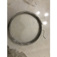 316 Kalite Paslanmaz Çelik Tel – 1 mm Tavlı 5 Metre, Takı Teli Deniz Suyuna Karşı Dirençli