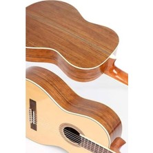 Myg Plus Masif Ağaç Klasik Gitar Seti, 4/4 Yetişkin Boy