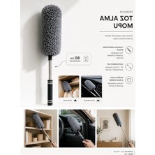 Myg Plus Teleskopik Mikrofiber Toz Alma Fırçası, Bükülebilir Başlık