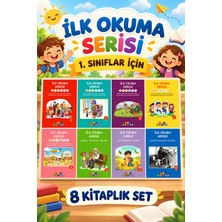 Hakim Yayınları 1. Sınıf Ilk Okuma Kitaplarım Seti - Anetil - 8 Kitap Takım