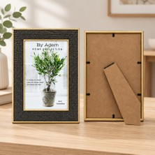 Akıllı Bayi 5x7 Kabartmalı Gold Çerçeve Aby