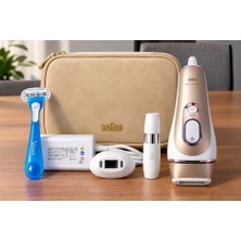 Braun Skin I·expert Pro 7 PL7147 Akıllı Ipl ve Mini Tüy Alma Cihazı 400.000 Atım + Hassas Başlık + Çanta