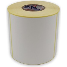 Prime Kargo Etiketi Eko Termal Etiket 100MM x 100MM Ruloda 500 Adet 40MM Çapında Direk Termal Transfer Etiketi