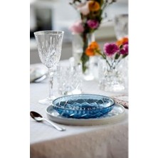 Prime Glas Sorrento Tabak 4 Adet Çap:16 cm Mavi