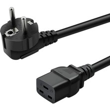 Prime PX-SRV15 2 Metre 3x1.5mm C19 Ups/server Power Kablo, 3x1.5mm Server Güç Kablosu, 2 Metre C19 Schuko Kablo (Full Bakır)