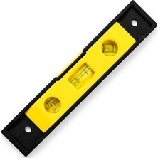 Prime 23 cm Manyetik Su Terazisi Profesyonel 3 Kapsüllü Ölçüm Aleti Yüksek Hassasiyetli, Darbeye Dayanıklı, Mıknatıslı Metal Gövde, Inşaat ve Montaj T