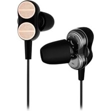 Prime EH102 Kablolu 3.5mm Jacklı Mikrofonlu Kulak Içi Kulaklık - Çift Sürücülü, Sağlam Kablo Yapısı, Spor, Iş, Oyun Için, Evrensel Uyum, Dahili Hd Net