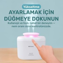Prime Npo IHOME14 Rgb Renkli 3300ML Aromaterapi Difüzör Ultrasonik Hava Nemlendirici Buhar Makinesi