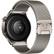 Prime Galaxy 46MM ile Uyumlu Cns Krd-25 Metal Hasır Kordon - Gri