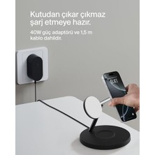 Prime Boostcharge 3'ü 1 Arada Qi2 Şarj Cihazı, Magsafe Uyumlu Kablosuz Şarj Istasyonu, 16 Serisi,, Kaymaz Tabanlı Airpods Için Qi2 Kablosuz Şarj Aleti