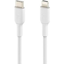 Prime Usb-C - Lightning Kablosu (Hızlı Şarj Kablosu) Hızlı Şarj Mfi Sertifikalı Usb-C Kablosu (Beyaz, 1 M)