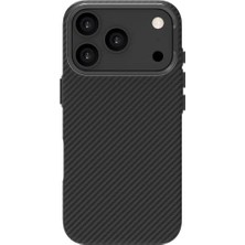 Prime Labs 17 Pro ile Uyumlu Kablosuz Şarj Uyumlu Destekli Kevlook Kılıf Darbe Önleyici, Tam Koruma (Siyah)
