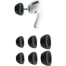Prime Airpods Pro Generation 1 & 2 Için Köpük Kulak Uçları, Çeşitli S, M & L, 3 Çift - Üstün Konfor, Sarsılmaz Uyum, Hafızalı Köpük Kulaklık Uçları, K
