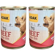 Prime Adak Sığır Etli Yetişkin Köpek Konservesi 415 Gram 2li Paket