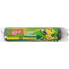 Prime Boy Siyah Çöp Torbası 80X110CM 10 Adet