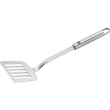 Prime Pro Kızartma Spatulası, 35 Cm, Metalik Gri, 18/10 Paslanmaz Çelik