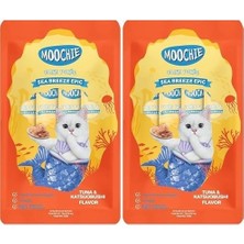 Prime Moochie Sıvı Kedi Ödülü Ton-Katsuobushi 5X15 gr 2li Paket