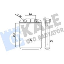 Prime Kalorifer Radyatörü Renault Clio Iv/captur Heater Core - Kal 355110