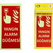 Prime Lr-Fb Yangın Ihbar Düğmesi Yazılı Fosforlu Uyarı Levhası (1)