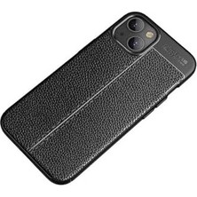 Prime 13 Mini ile Uyumlu Niss Deri Silikon Şok Emici Kaymaz Çizilmeye Dayanıklı 360° Koruma Telefon Kılıfı - Lacivert