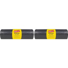Prime Ofis ve Işyeri Için Büyük Boy Çöp Torbası 65X80CM 10 Adet (2 Paketi)