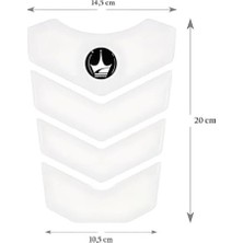 Prime Tank Pad, ile Uyumlu, Bmw ile Uyumlu, ile Uyumlu Tank Pad, Kaydırmaz Motosiket Tank Padi, Dayanıklı Motosiklet Yakıt Tankı Koruma. GT02 (Şeffaf