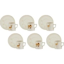 Prime Olika Mira 12 Parça Fincan Seti Animals