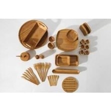 Prime Bambum 57 Parça Kahvaltı Seti Ikon B2449, Bambu
