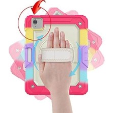 Prime iPad Air 4 10.9" ile Uyumlu Kılıf Renkli Strap Zırh A2072 A2316 A2324 A2325 Yeşil