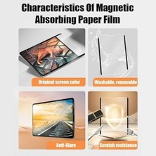 Prime Galaxy Tab S8 Ultra/s9 ULTRA/S10 Ultra ile Uyumlu Çok Kullanımlı Magnetik Like Ekran Koruyucu X900 X910 X920 Renksiz