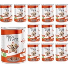 Prime Prostar Yetişkin Köpek Tavuklu Pate 400 gr x 12 Adet