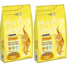Prime Friskies Yetişkin Kediler Için Kümes Hayvanlı 1,5 Kilogram (2 Paketi)