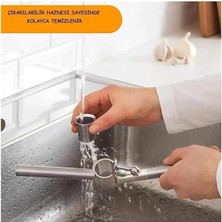 Prime Sogud Paslanmaz Çelik Sarımsak Ezici – Ergonomik Saplı Sarımsak Presi, Dayanıklı Sarımsak Öğütücü ve Sarımsak Kesici, Kolay Temizlenen Mutfak Al