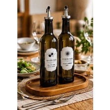 750 ml Yağlık Seti (2 Yağlık+ 1 Altlık)