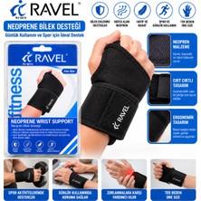 Hardwalk Ravel Rv 8010 Neopren Bilek Desteği Siyah Ayarlanabilir Cırt Cırtlı