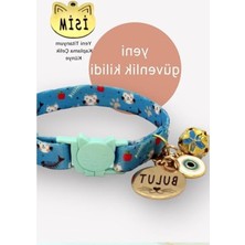 Die Grup Güvenlik Kilitli Kedi Tasması - Isimlik ve Kedi Künyesi