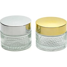 D&B Krem Kutusu 50 ml (2 Adet) Şeffaf Kavanoz