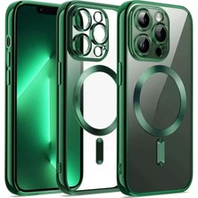 Apple Iphone 12 Pro Kılıf Kross Magneticsafe Kapak - Koyu Yeşil
