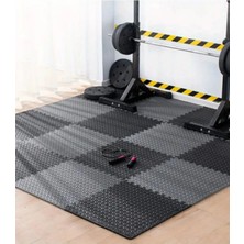 Carpazar Tatami Eva Mat Çocuklar Için Köpük Halı Matı Puzzle Geçmeli Oyun Spor Kaymaz Mat 16 Adet 50X50 13MM