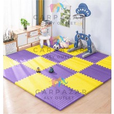 Carpazar Damla Desen Tatami Eva Spor Yoga Pilates Oyun Matı Halısı Minderi Puzzle 50X50 13MM 8 Adet 100X200