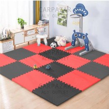 Carpazar Tatami Eva Mat Çocuklar Için Köpük Halı Matı Puzzle Geçmeli Oyun Spor Kaymaz Mat 16 Adet 50X50 13MM