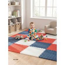 Carpazar 12 Parça Premium 50X50 Puzzle Mat - 150X200 cm Kurulumlu Oyun Spor Matı Puzzle Halı Tatami 15M