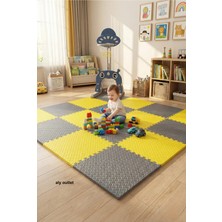 Carpazar 12 Parça Premium 50X50 Puzzle Mat - 150X200 cm Kurulumlu Oyun Spor Matı Puzzle Halı Tatami 15M