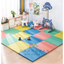 Carpazar Damla Desen Tatami Eva Spor Yoga Pilates Oyun Matı Halısı Minderi Puzzle 50X50 13MM 8 Adet 100X200