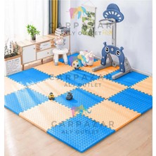 Carpazar Damla Desen Tatami Eva Spor Yoga Pilates Oyun Matı Halısı Minderi Puzzle 50X50 13MM 8 Adet 100X200