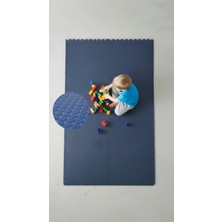 Carpazar Modern Oyun Matı 100X200 Kurulumlu 8 Parça 50X50 13MM Oyun Halısı Matı Düz Renkler