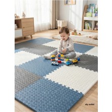 Carpazar 12 Parça Premium 50X50 Puzzle Mat - 150X200 cm Kurulumlu Oyun Spor Matı Puzzle Halı Tatami 15M